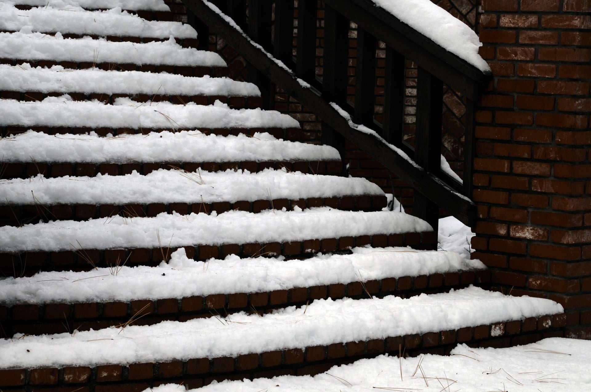 snow stairs deice